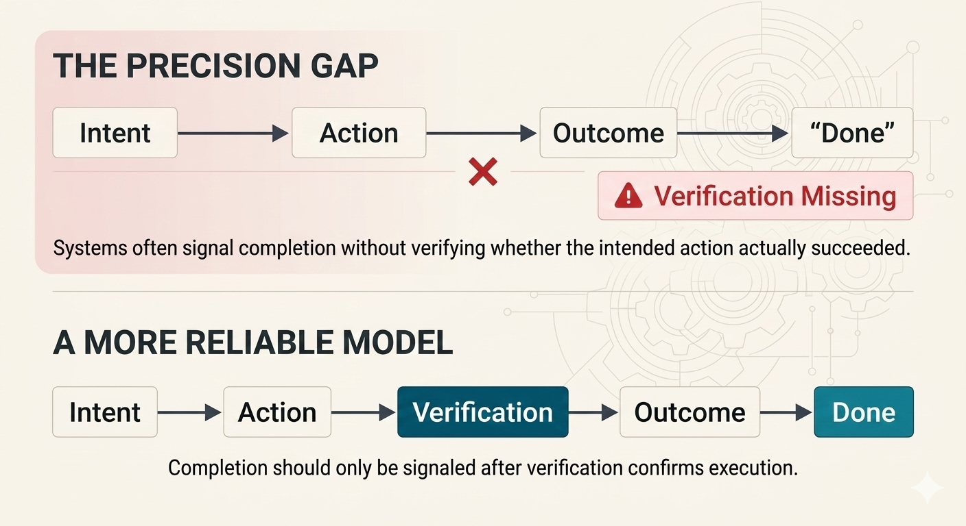 When “Done” Doesn't Mean Done: A Quiet Reliability Gap in AI Systems
